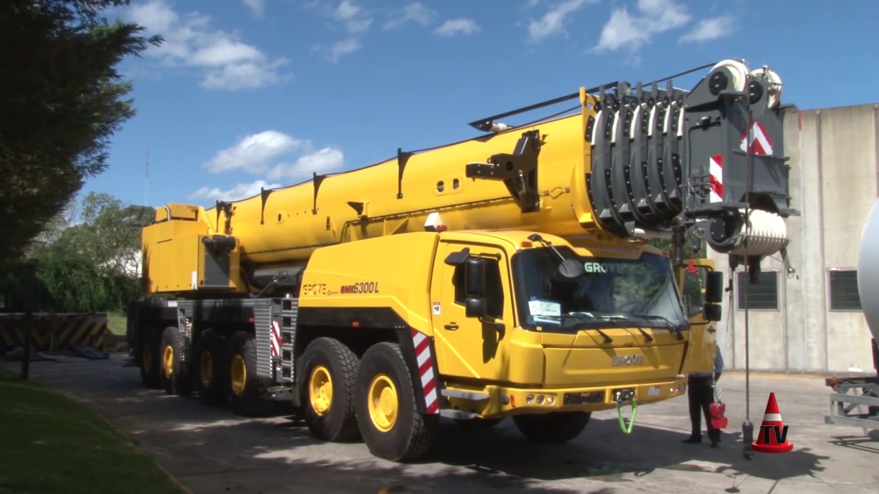GRÚA GROVE GMK6300L All Terrain - Seis Ejes - 300 Tns - 120m | COVEMA SACIF