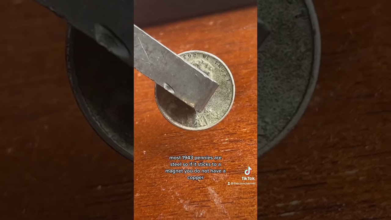 1943 copper penny found in a stoarge unit!!!??? #penny #stoargeunit #coins #foru #shorts