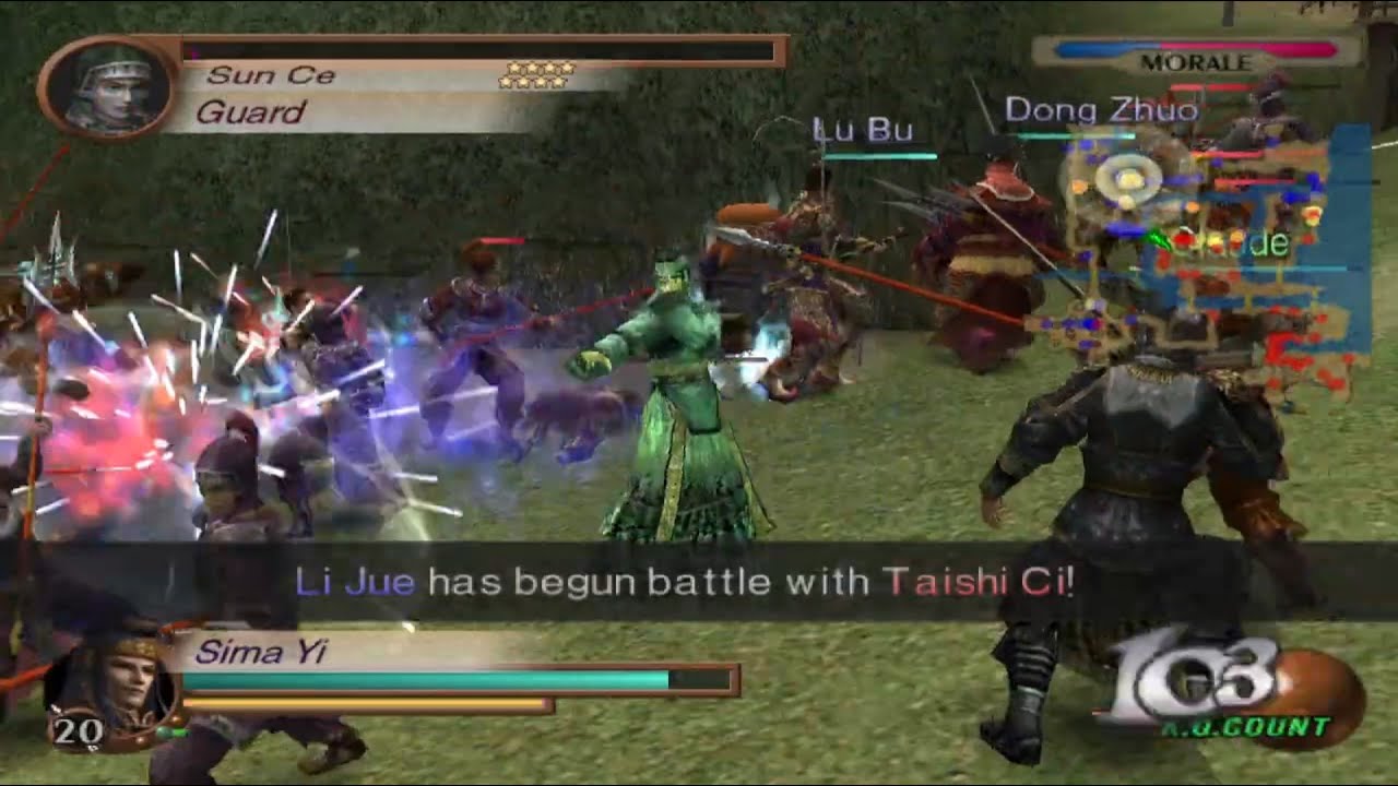 Dynasty Warriors 3 - Battle of He Fei | Sima Yi (Very Hard)