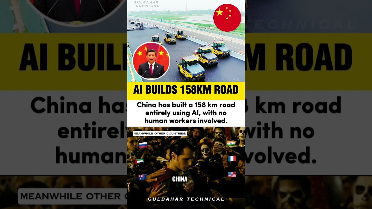 China&rsquo;s 158 km AI Road Construction Shocks the World! 🌏🤖