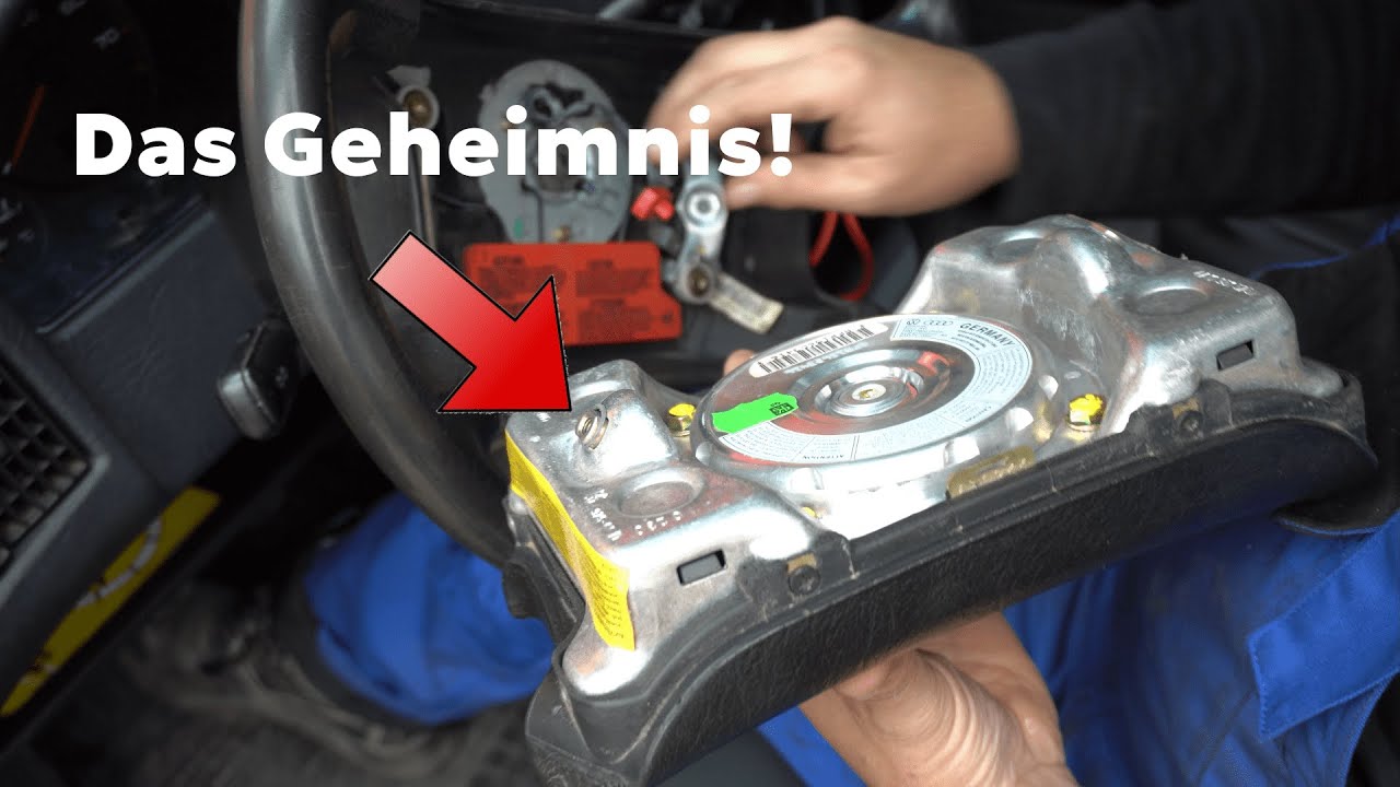 Audi 80 B4 Lenkrad ausbauen [HOW TO]