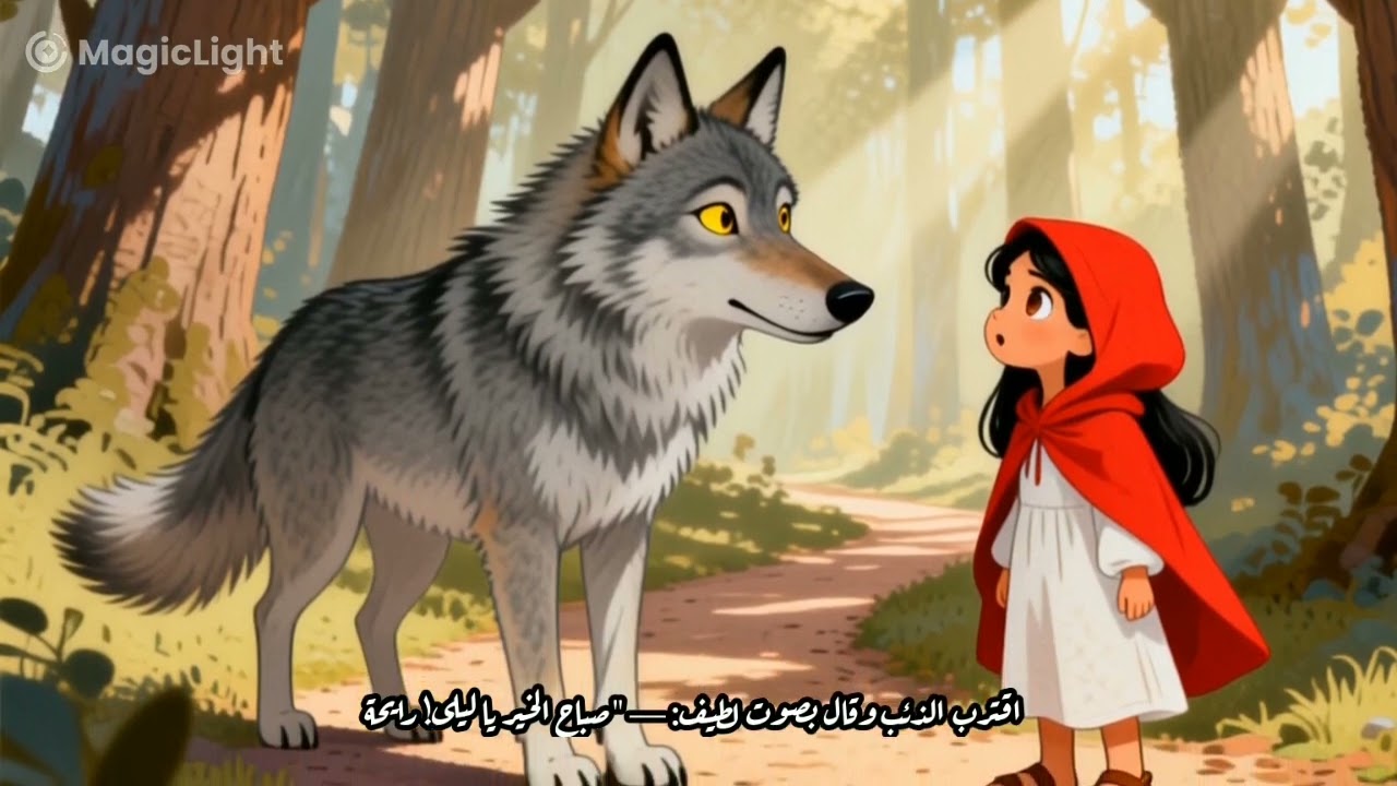 ذات الرداء الاحمر لو الفيديو وصل عدد كبير من اللايكات هعمل لكم الجزء الثاني