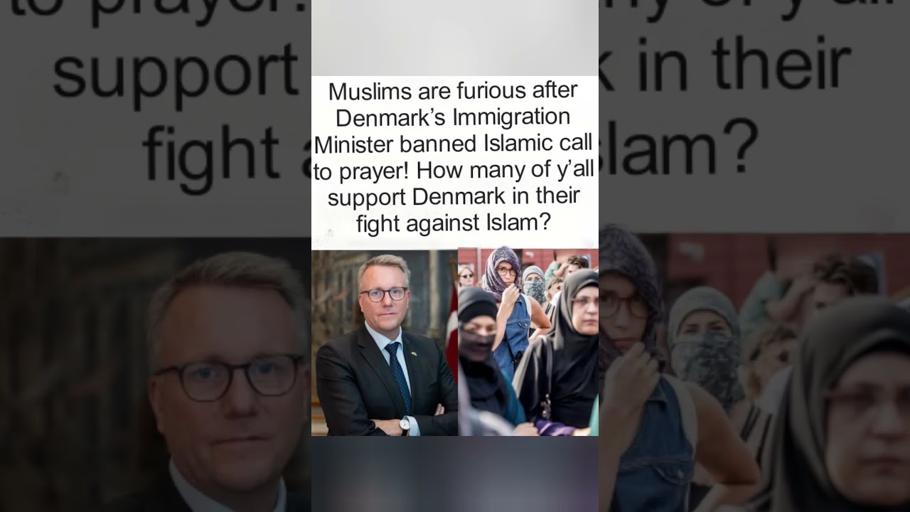A social media post regarding a reported ban on the Islamic call to prayer in Denmark.#Denmark