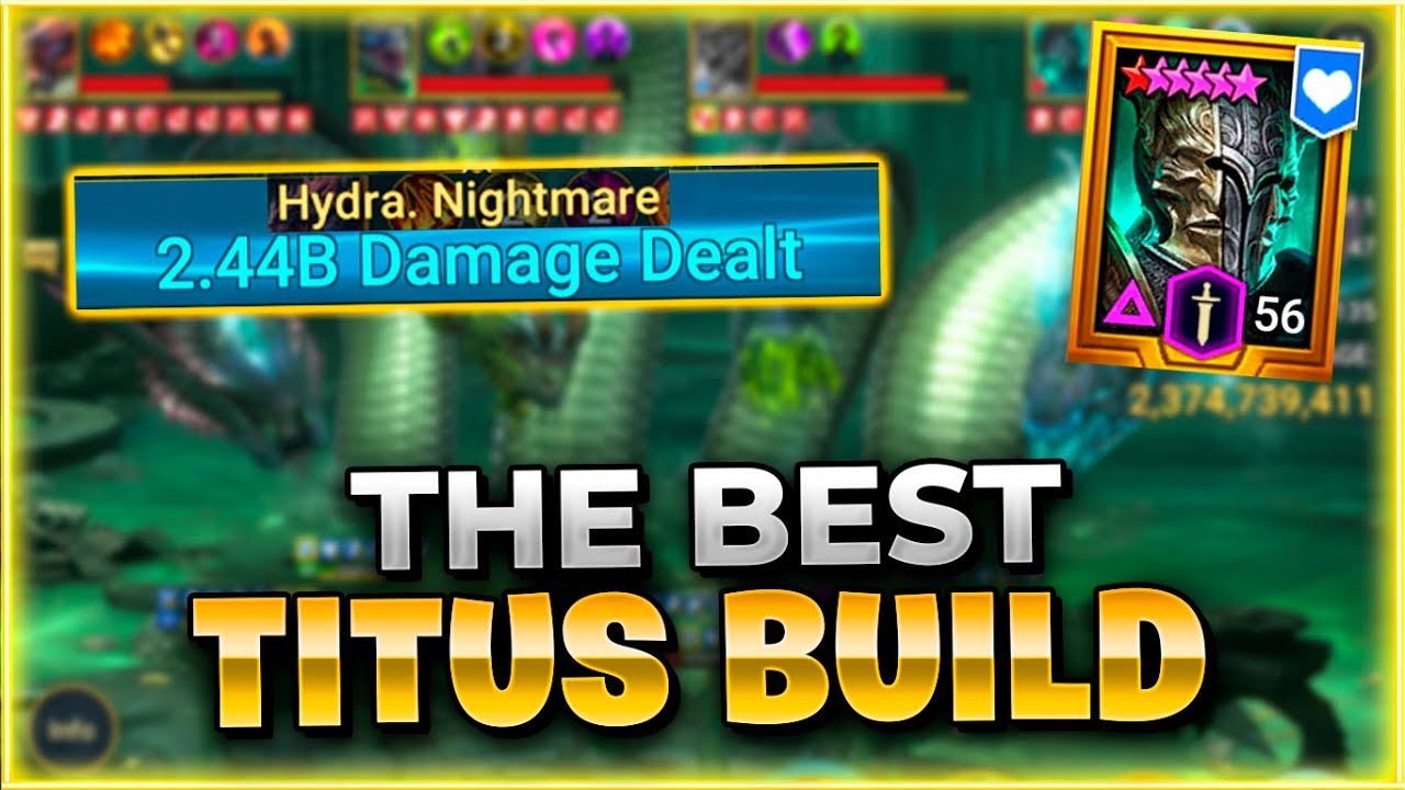 BIG DMG No 6* Blessing BS... Titus Guide Raid: Shadow Legends
