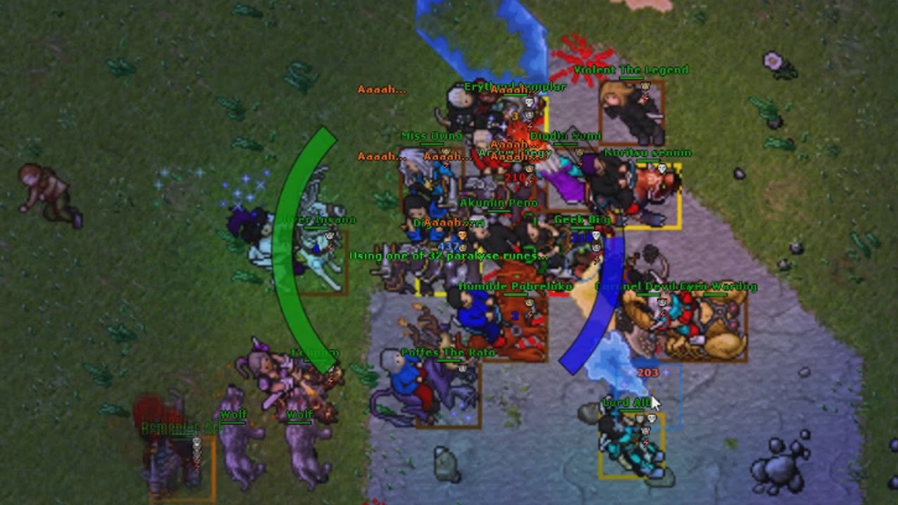 Tibia Honbra   Wdoois vs Disconnected massacrados