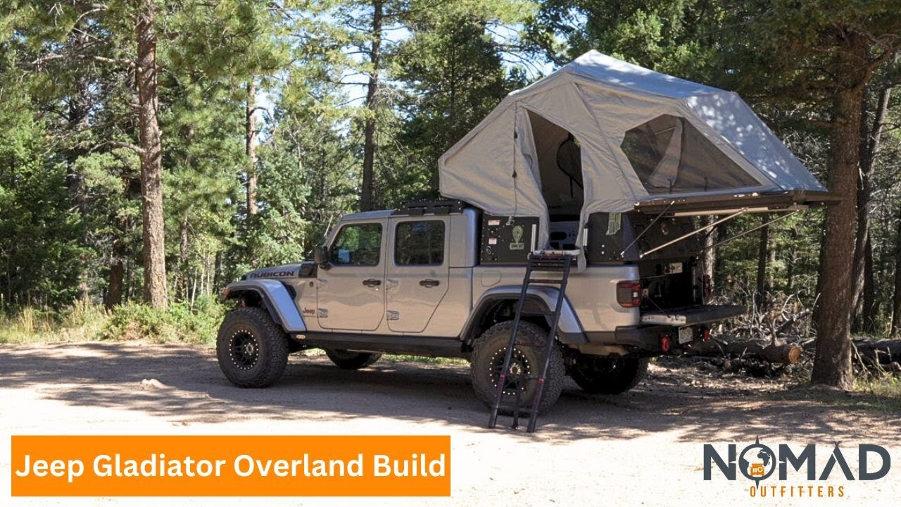 Jeep Gladiator Overland Build w/ Skinny Guy Camper. Our Best Yet?