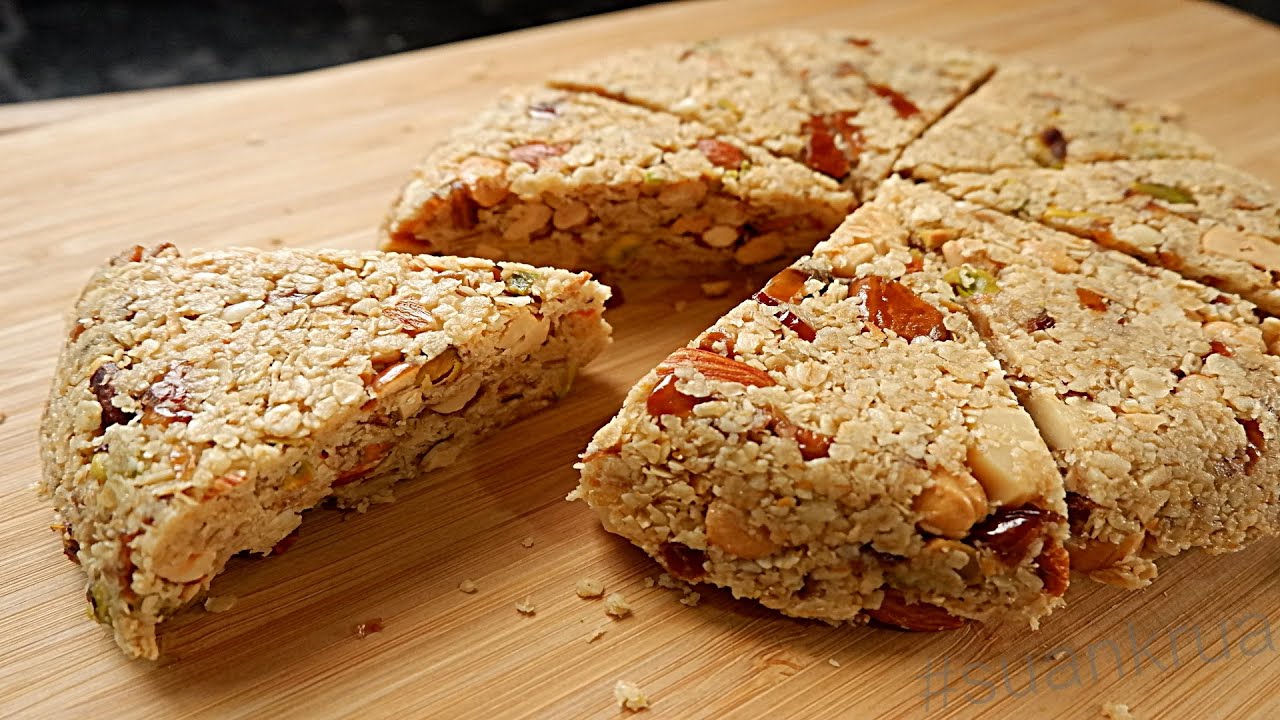 สวนครัวแจกสูตร โอ๊ตบาร์ อร่อยง่ายได้ประโยชน์สำหรับวันเร่งรีบ I oat bars I