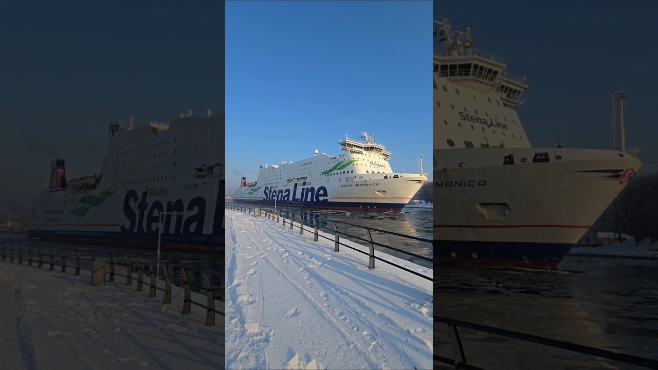 Przed chwilą wpłynął!Pierwszy na świecie prom na metanol&ndash;Stena Germanika płynie do Remontowej  21.1