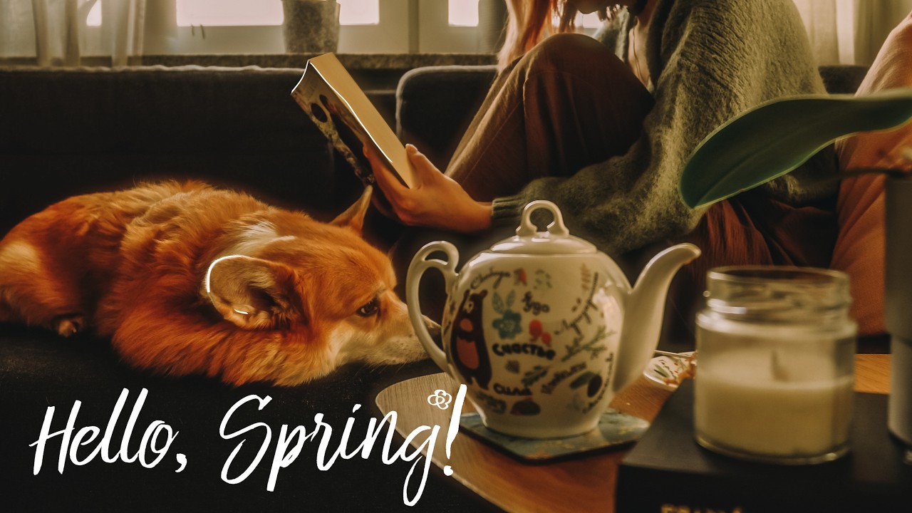 Hello, Spring! 🌷 Cozy Spring Day at Home | Baking, Books & Decorating | Slow Living