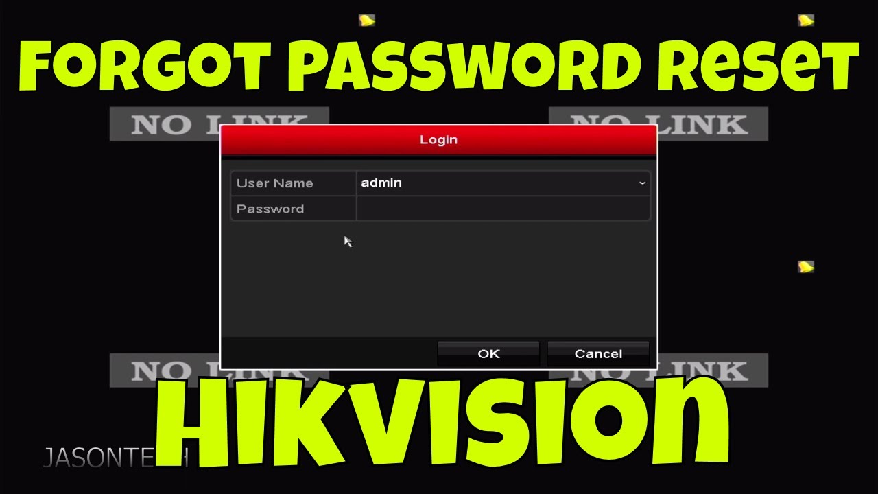 How To Reset Your PASSWORD on Hikvision NVR, DVR Recorder.