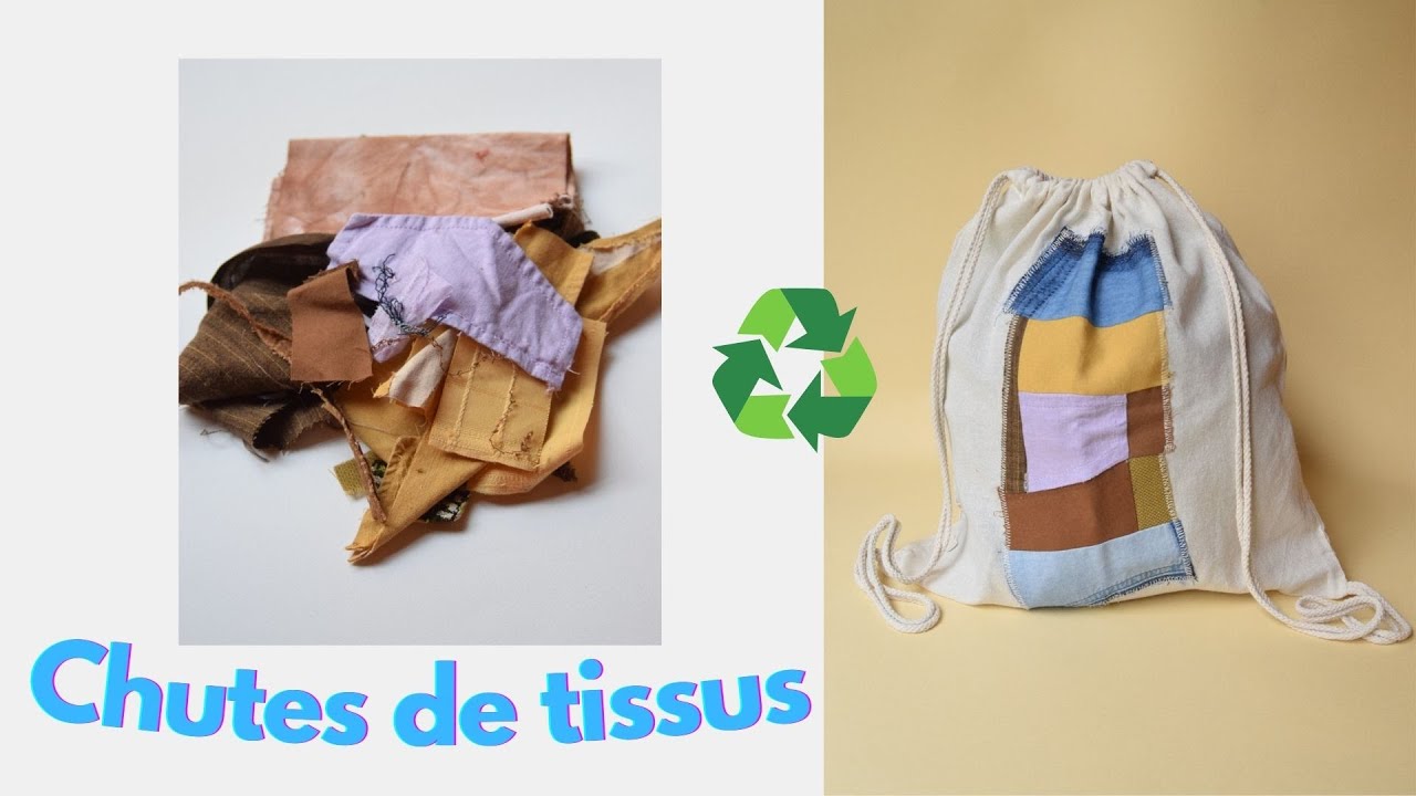 Upcycling chutes de tissus : Leçon n°1