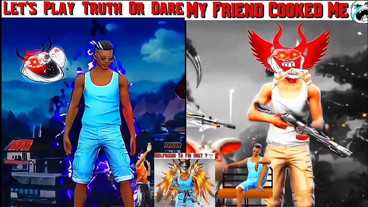Truth or Dare🤔Wait For Shayri💩#freefire​#shorts​#funny​