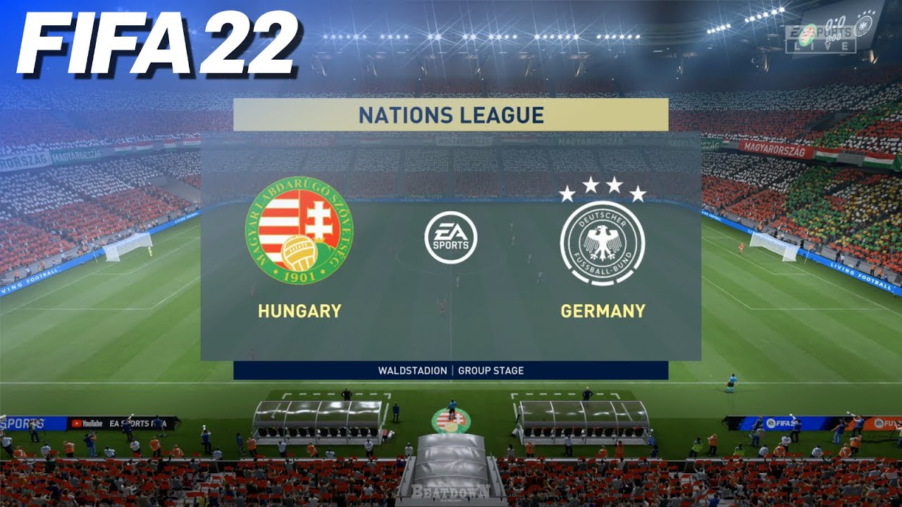 FIFA 22 - Hungary vs. Germany | Nations League