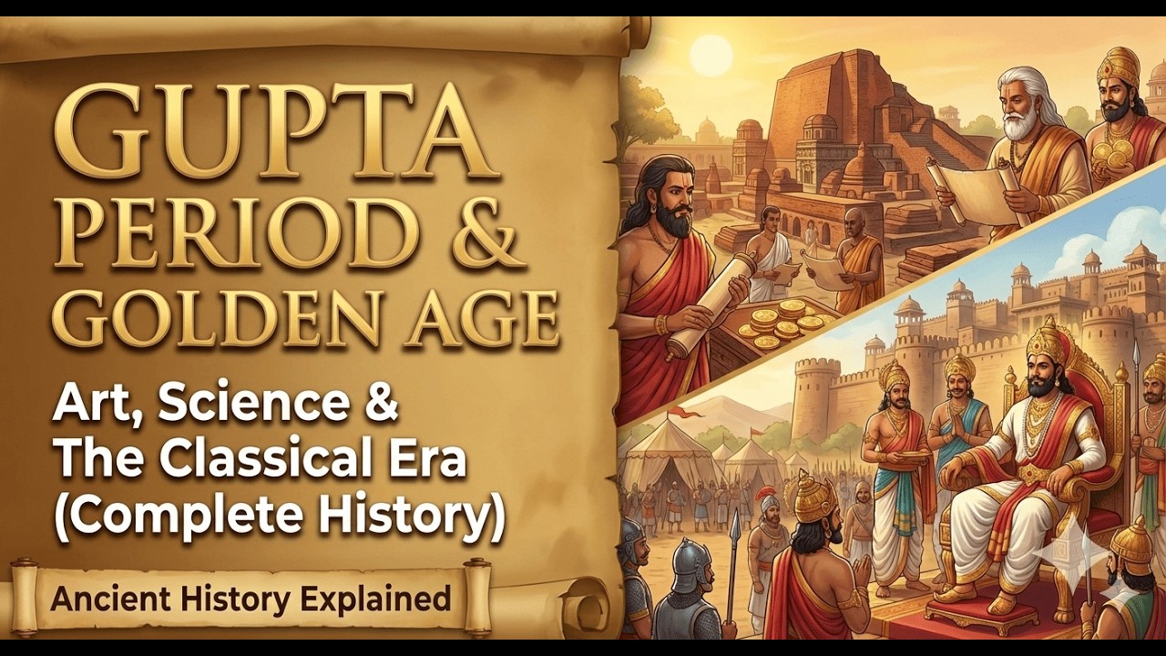 Gupta Empire & The Golden Age of India Full Chapter | गुप्त साम्राज्य का संपूर्ण इतिहास