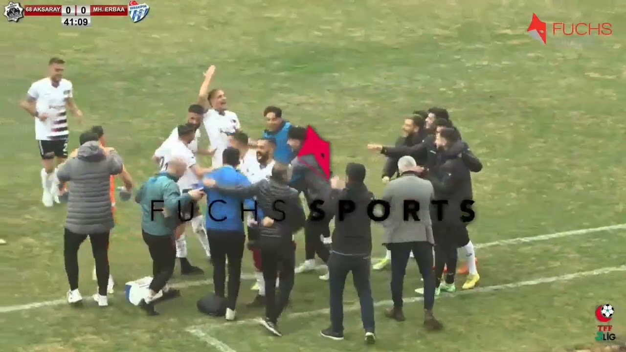 TFF 3. lig 3 Grup 16. hafta 68 Aksaray Belediyespor 2-1Merkür Holding Erbaaspor (Maç Özeti)