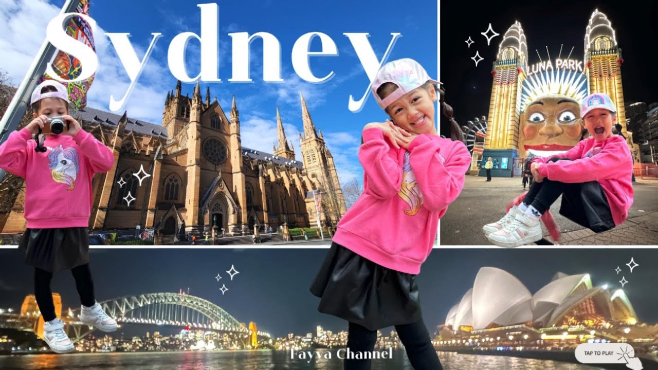 พาลูกเที่ยวซิดนีย์  แฮปปี้สุดๆ #Sydney #HarbourBridge #Operahouse #Chatthai #LunaPark #familyvlog 