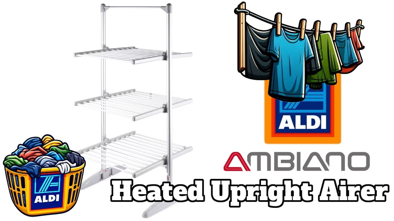 Aldi Upright Heated Airer Review: Save Money Drying Laundry?