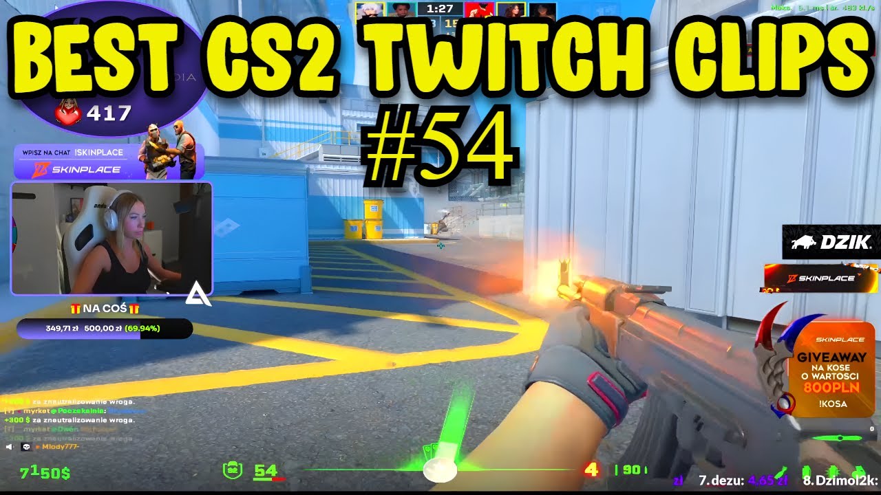 ЛУЧШИЕ КЛИПЫ CS2 №54 | ЛУЧШИЕ МОМЕНТЫ CS2 НА TWITCH