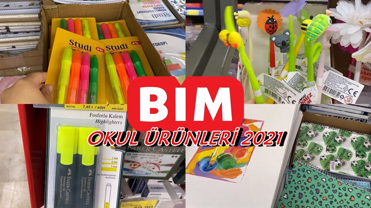 OKULA DÖNÜŞ 2021 | BİM KIRTASİYE ALIŞVERİŞİ 2021