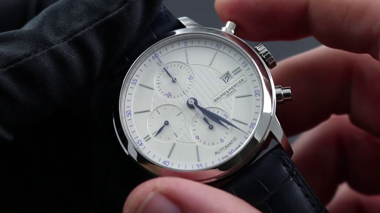 Функции и уход за хронографом Baume & Mercier Classima 10330