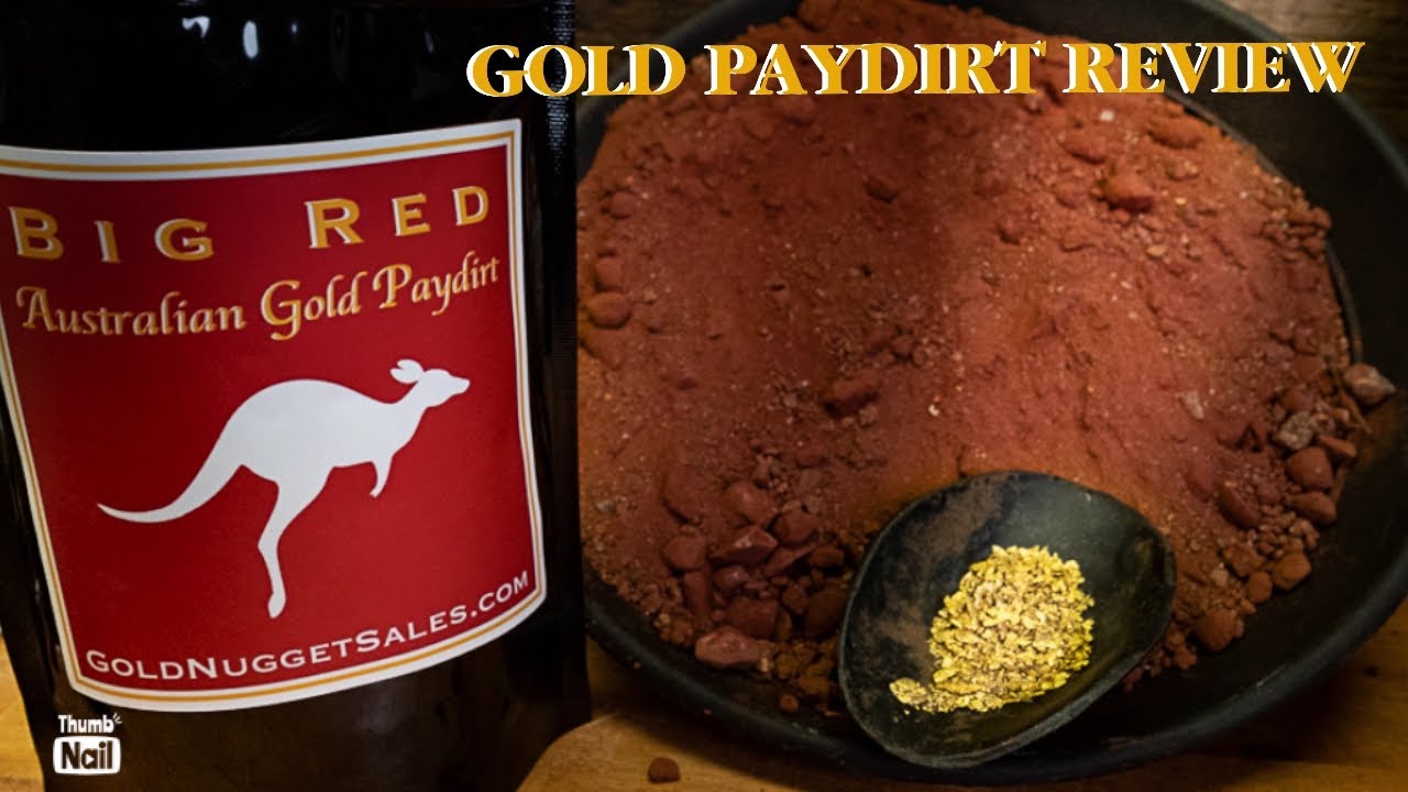 Обзор продаж золотых самородков Big Red Australian Gold Paydirt