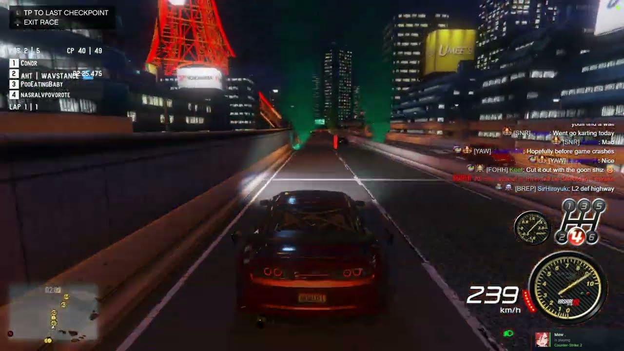 FiveM | HASHIRIYA | Toyota Supra MK4 | C1 Innerloop