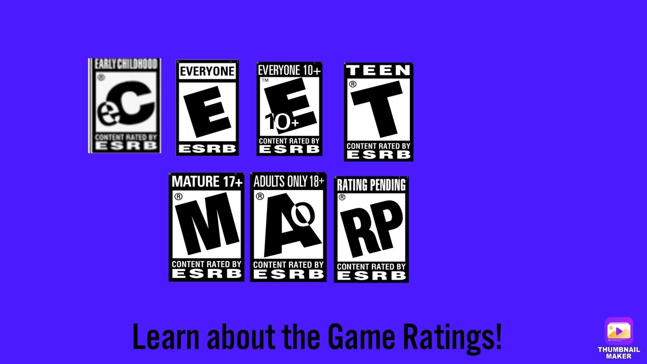 Learn about the Game Ratings!