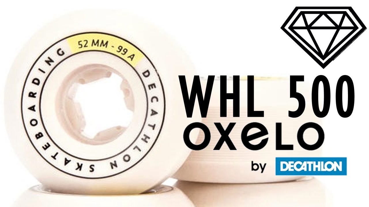 ✅ RUEDAS SKATE 🛹 OXELO WHL 500 REVIEW  💙 DECATLHON  (Spain)
