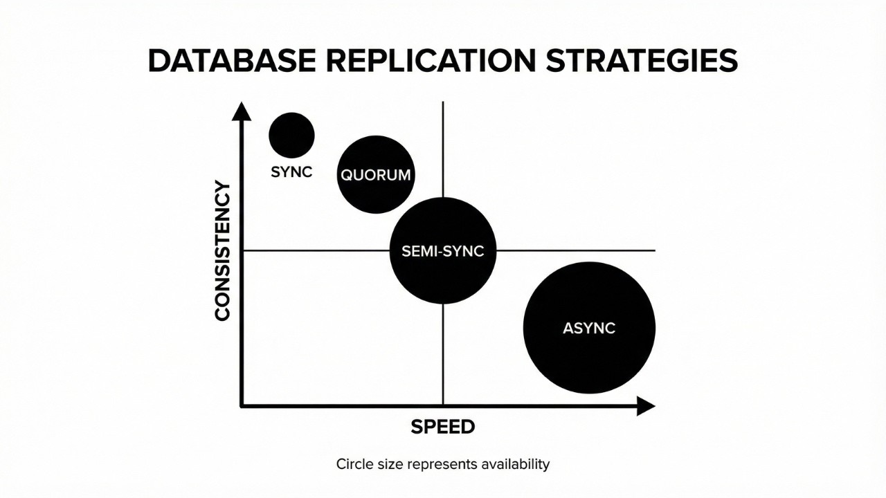 Database Replication Explained: Synchronous vs Asynchronous vs Semi-Synchronous