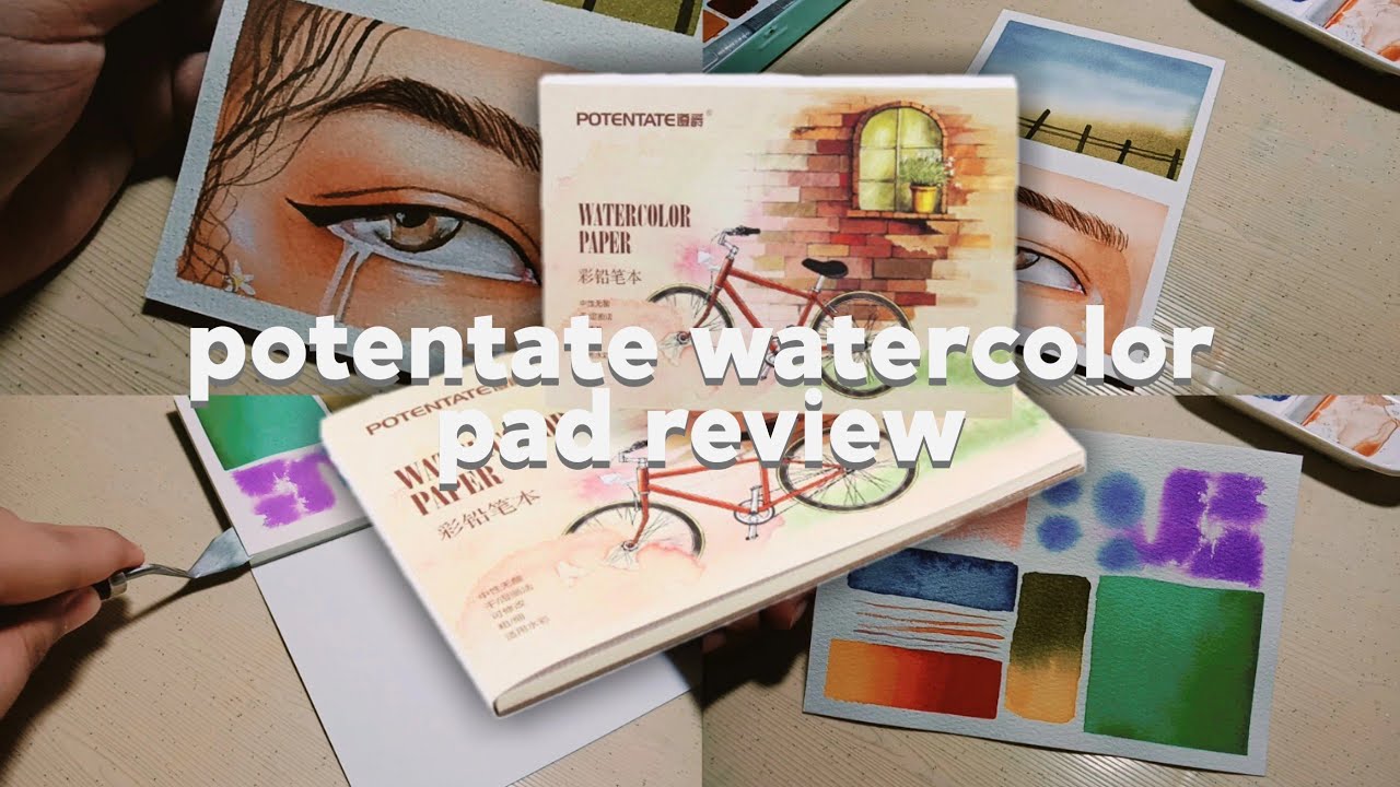 112PHP ONLY! Watercolor Pad from Shopee! • Potentate Watercolor Pad Review!