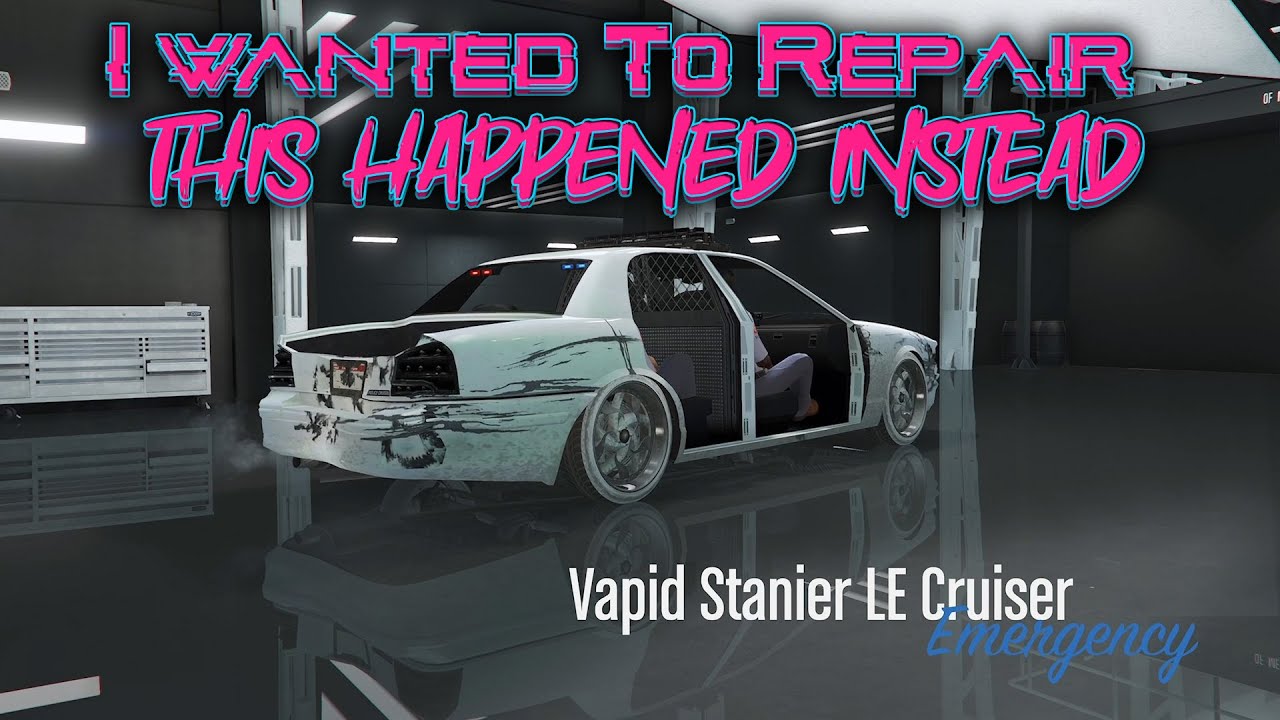 GTA5 - Glitch Happens Session - Landing in Default AutoShop while attempting to repair LE Cruiser.