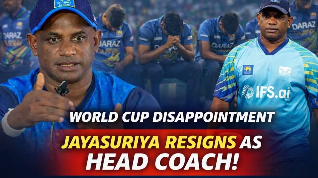 Sanath Jayasuriya Resigns After T20 World Cup Disaster | Sri Lanka Coach Steps Down in Shock!