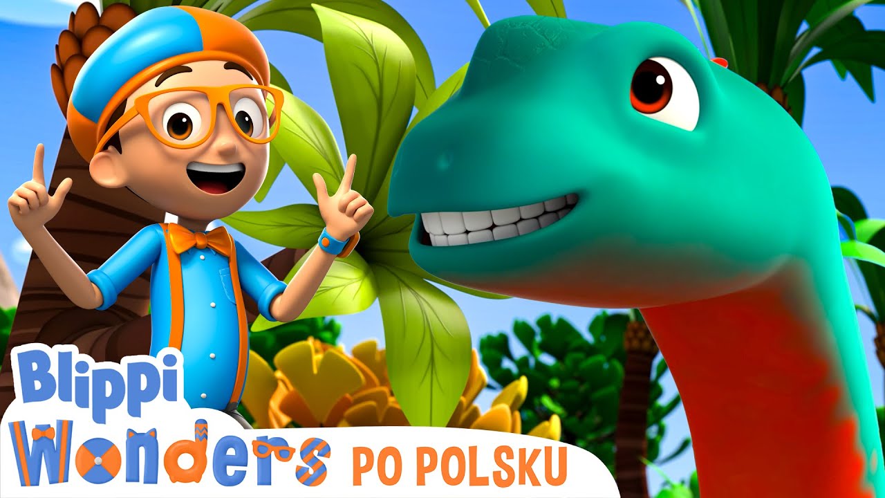 Olbrzymie Dinozaury Dzieci BLIPPI WONDERS🔸Edukacyjne  animowane bajki dla dzieci