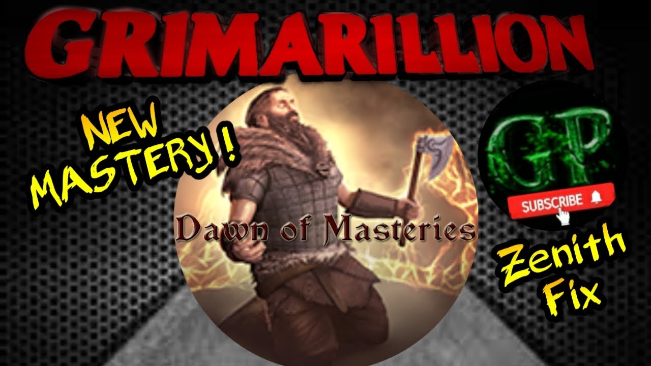 Grimarillion - NEW RUNE MASTERY & More! [ GD / TQ / Zenith ]