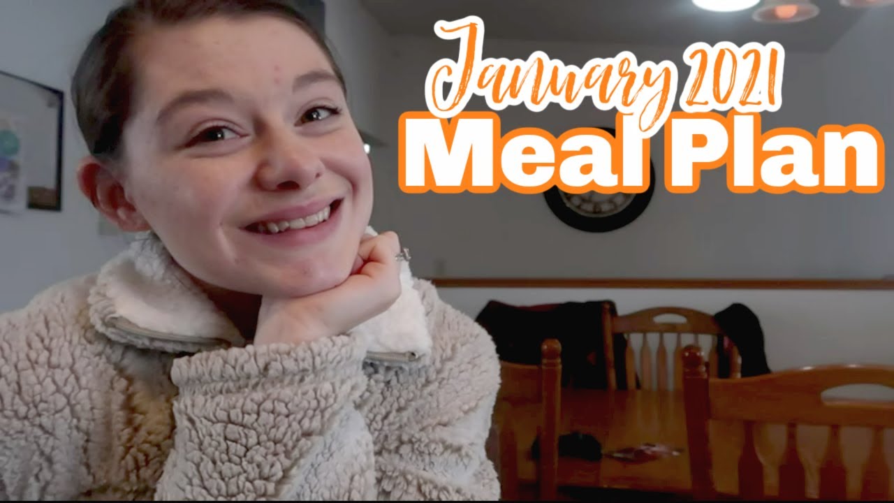 January 2021 Family Monthly Meal Plan | How to Meal Plan in 2021