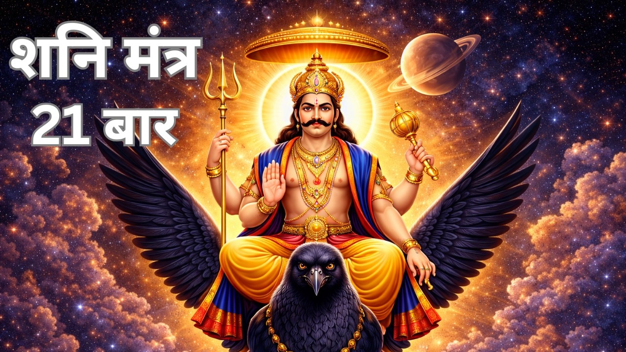 शनि मंत्र | Shani Mantra | 21 बार | Omnaad