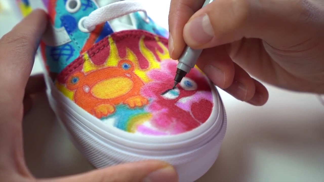 Custom SHARPIE VANS !!