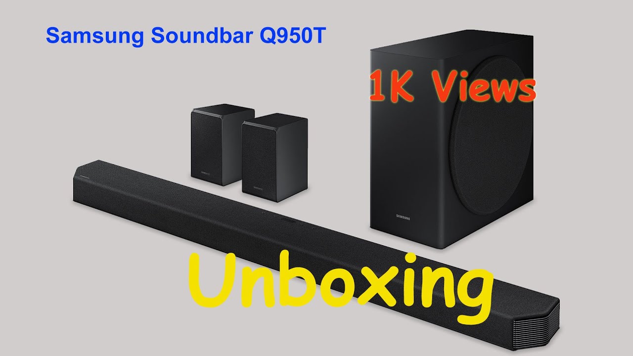 Samsung Soundbar HW-Q950T Unboxing
