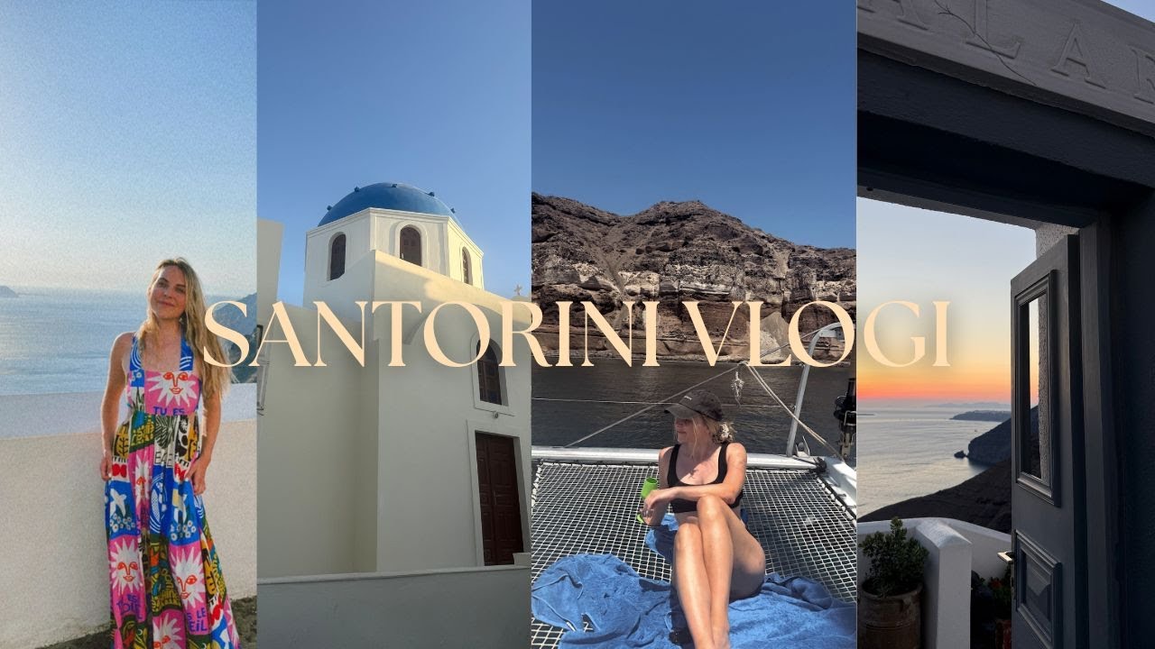 SANTORINI VLOGI - lankkuhaaste, rantapäivä ja lenkki