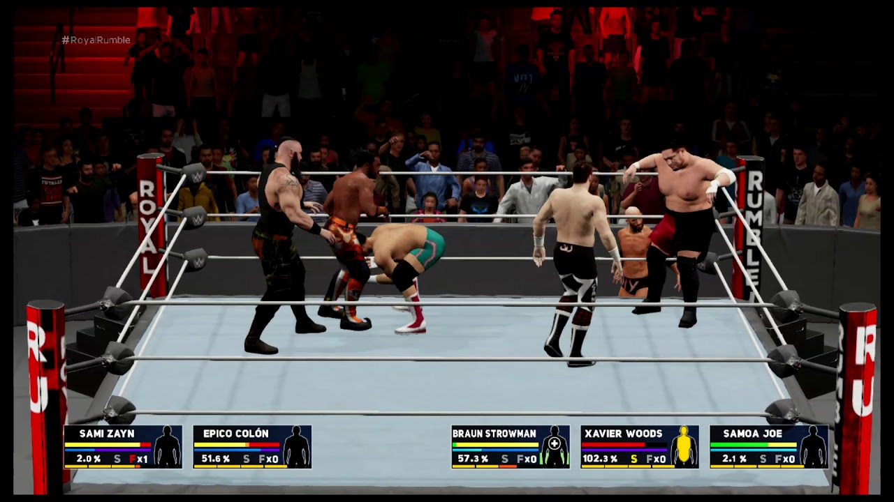 WWE 2K18 Nintendo Switch - New Patch Gameplay 20 Man Royal Rumble