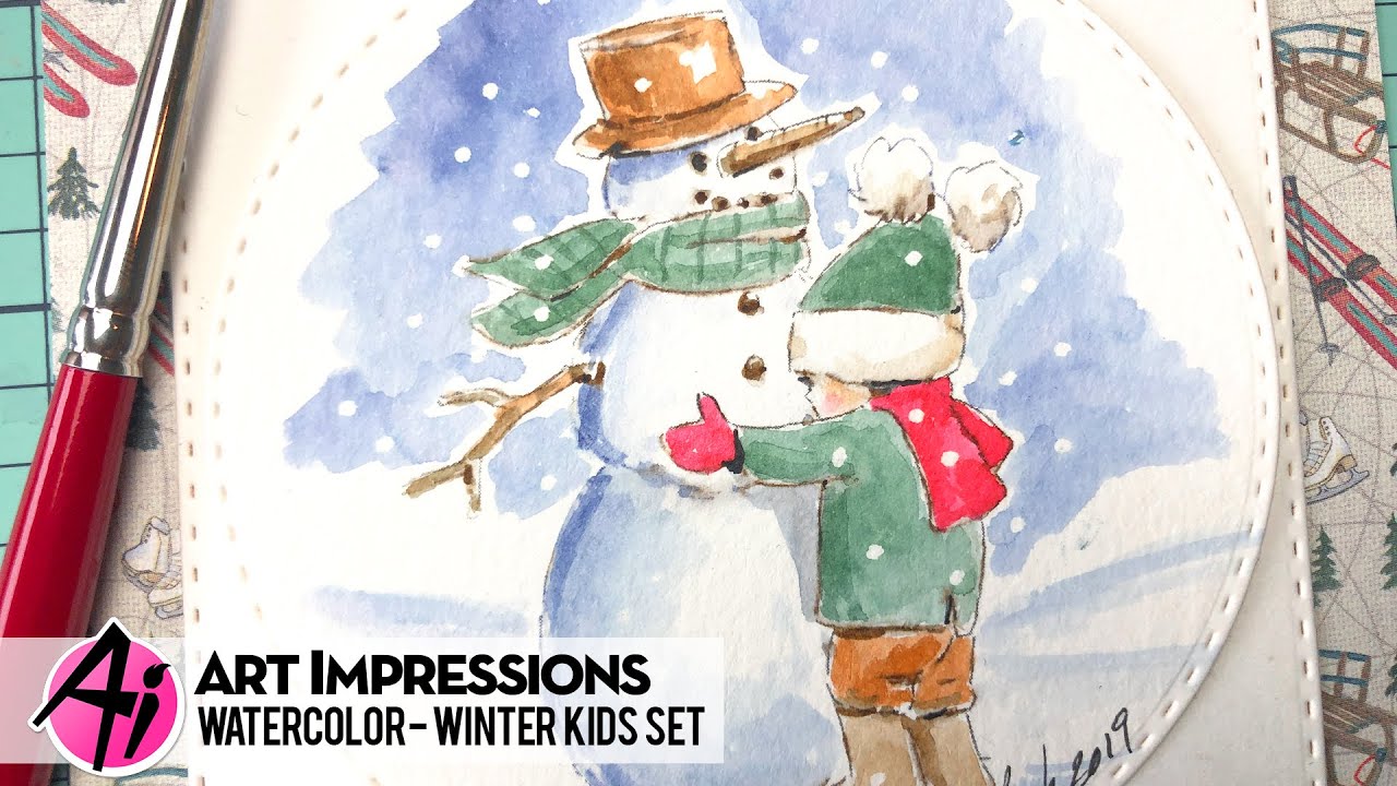 Ai Watercolor - Winter Kids Set
