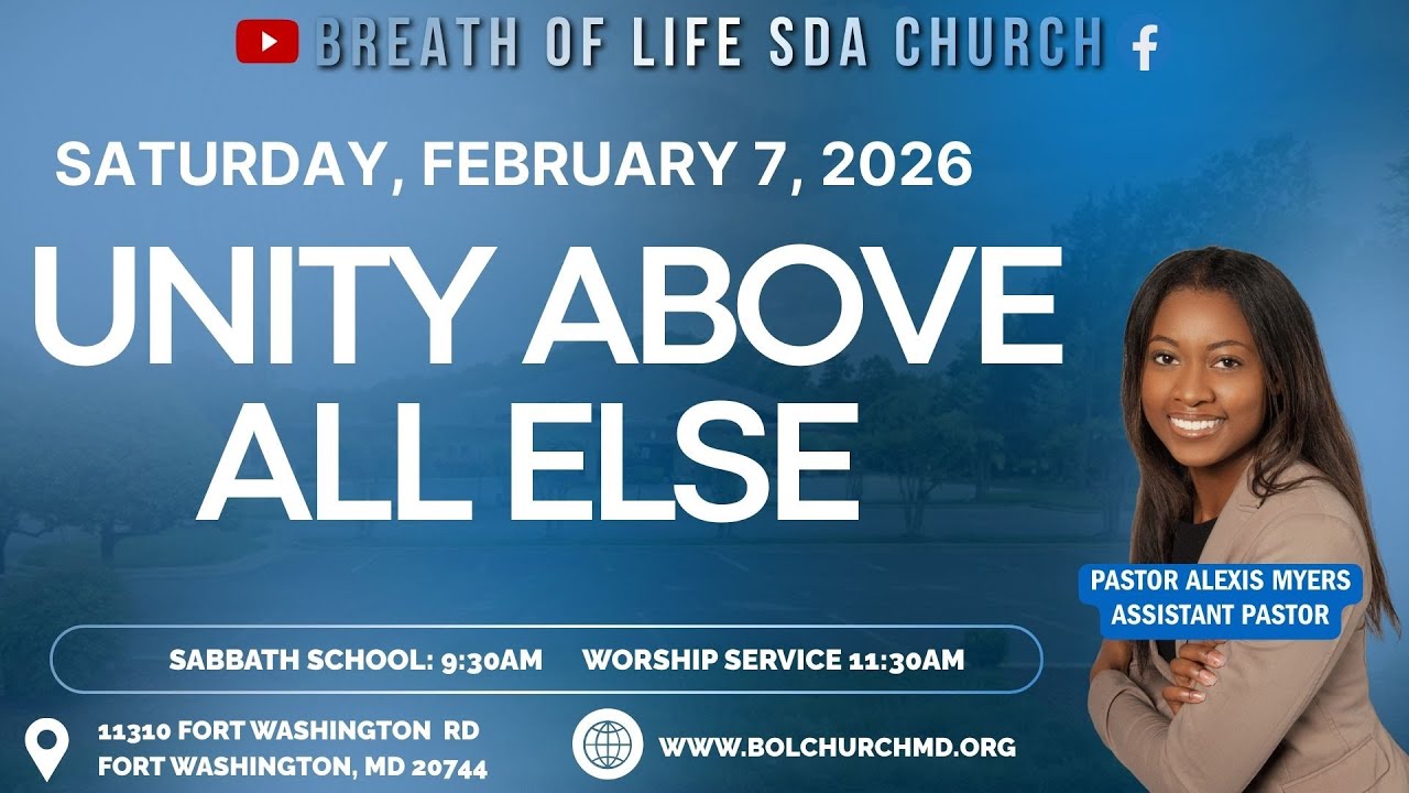 Unity Above All Else | Pastor Alexis Myers | February 07, 2026