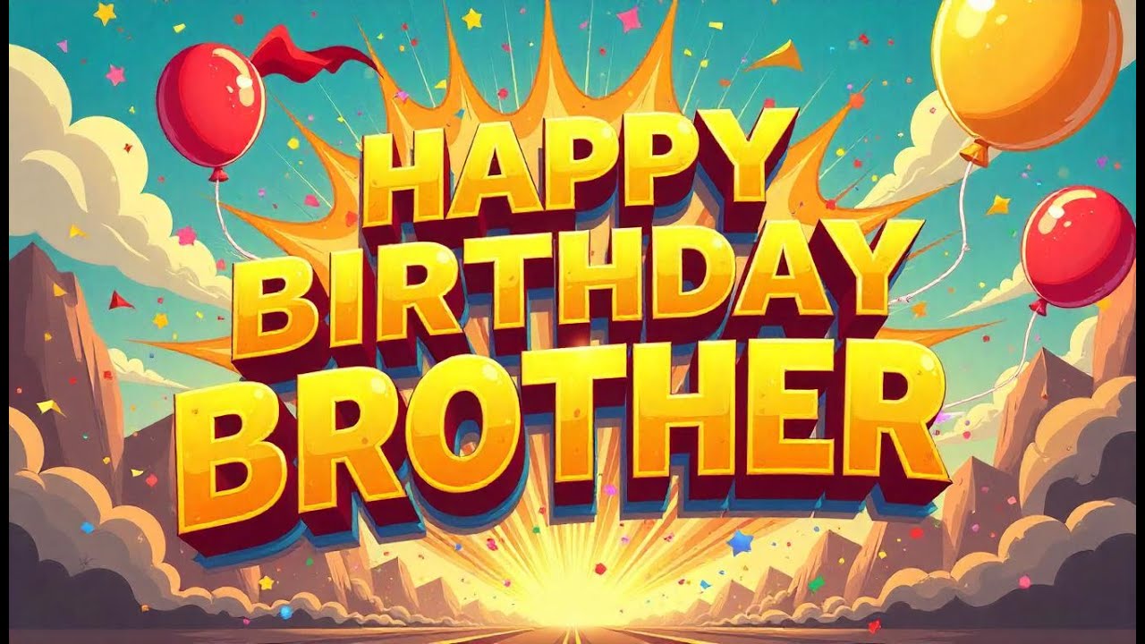 Best Brother Birthday Song Ever 🎉🎂 A Special Birthday Song Made Just For You! #birthdaysongwithnames