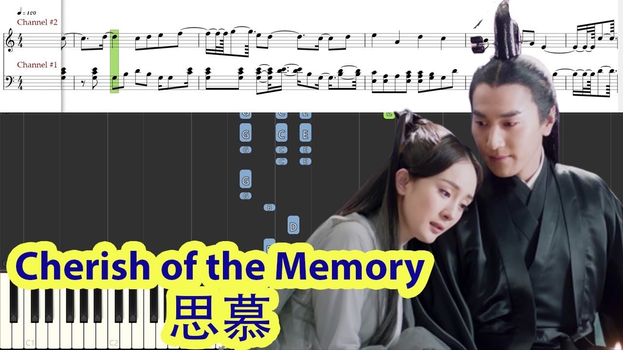 [Piano Tutorial] Cherish Of The Memory | 思慕 (三生三世十里桃花) - Yisa Yu | 郁可唯