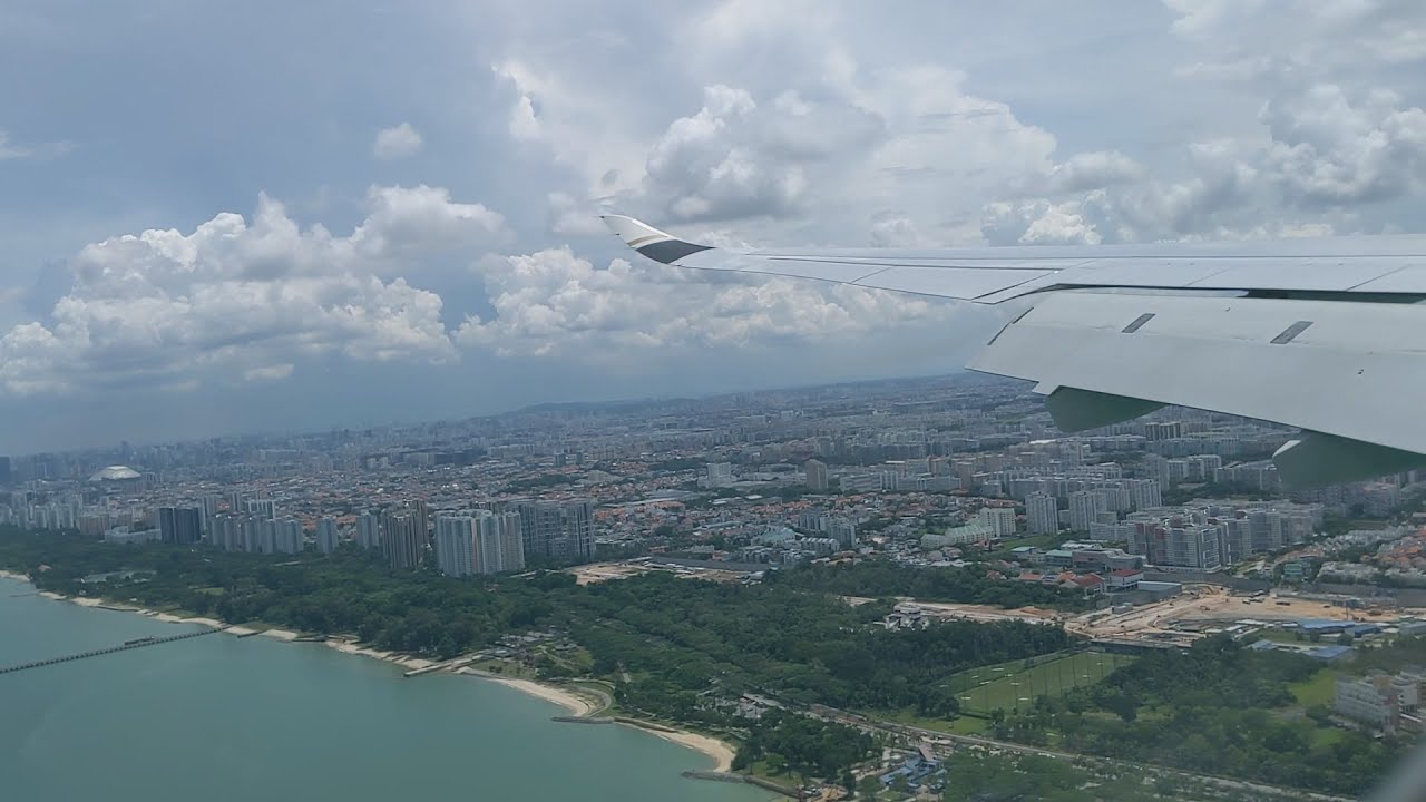 新加坡樟宜機場 降落