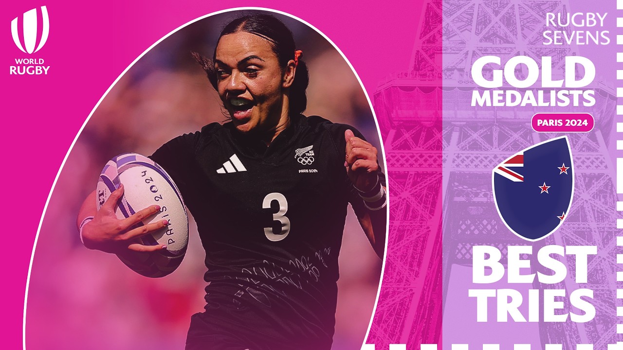 Olympic Champions go back-to-back | New Zealand's Top Tries from SVNS 2023/24