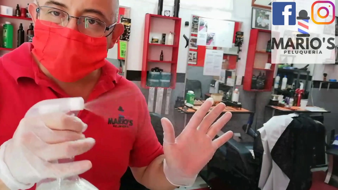 Limpieza en tu barberia y Peluquería