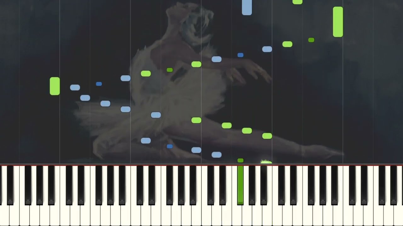 Swan Lake - Piano Solo Tutorial (Intermediate)