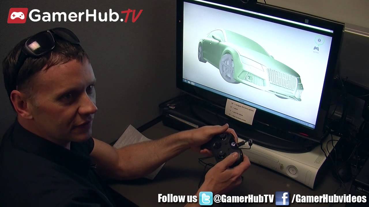 Xbox One Impulse Triggers Demo By Microsoft Quintin Morris - Gamerhubtv