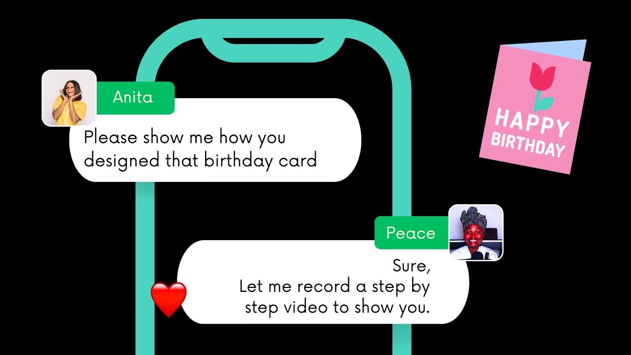 How to design a birthday card on Canva for free - Step by Step